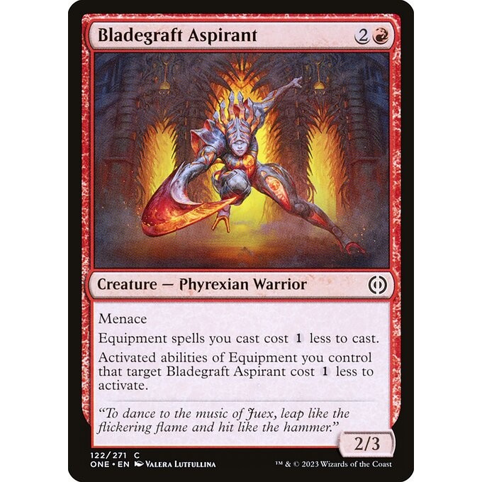 [Phyrexia All Will Be One] - [ONE] - (C) -[Bladegraft Aspirant] - [2023]