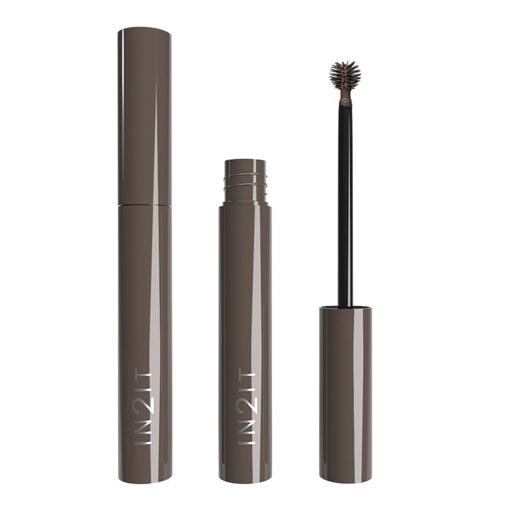 IN2IT Sculpt & Style Brow Gel Mascara Sbg01Ash Brown อินทูอิท สคัลพท์ แอนด์ สไตล์ บราว เจล มาสคาร่า เอสบีจี01 แอช บราวน์