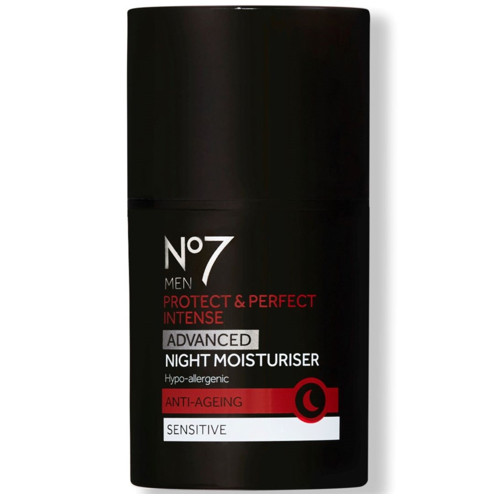 No7 Men Protect & Perfect Intense Advanced Night Moisturiser 50ML นัมเบอร์เซเว่น เมน โพรเท็ค แอนด์ เ