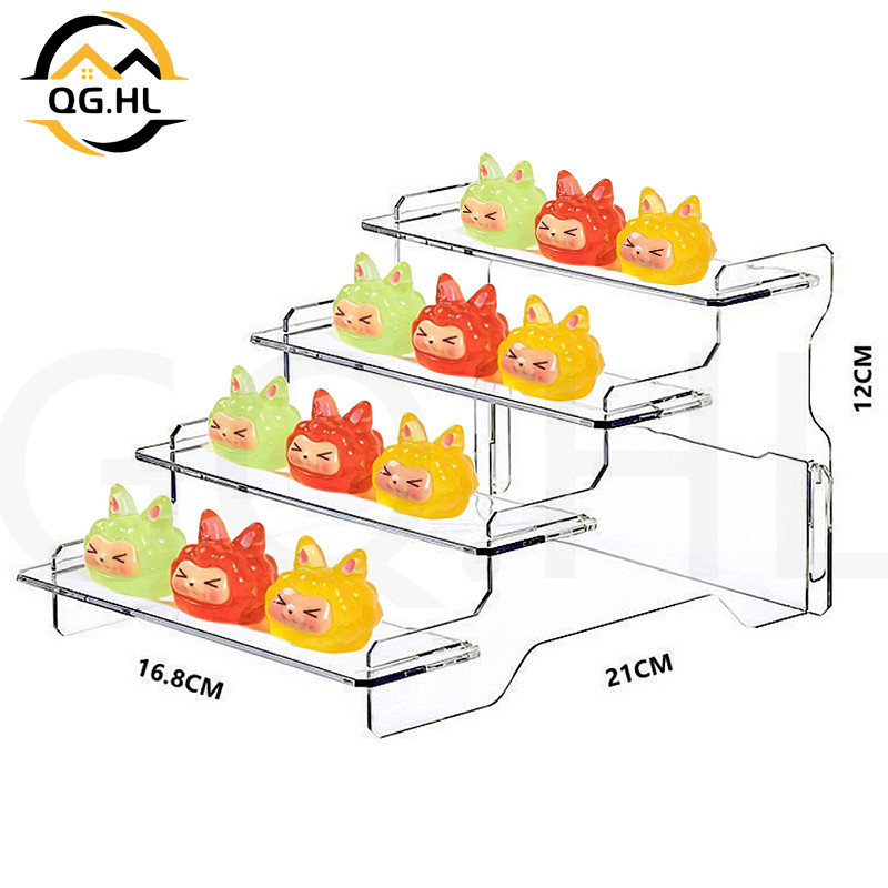 ชั้นวางของ ชั้นวางโมเดล สำหรับ4ชั้น ขนาด 36*22*27cm ชั้นวางของอะคริลิค ชั้นวางอะคริลิคใส