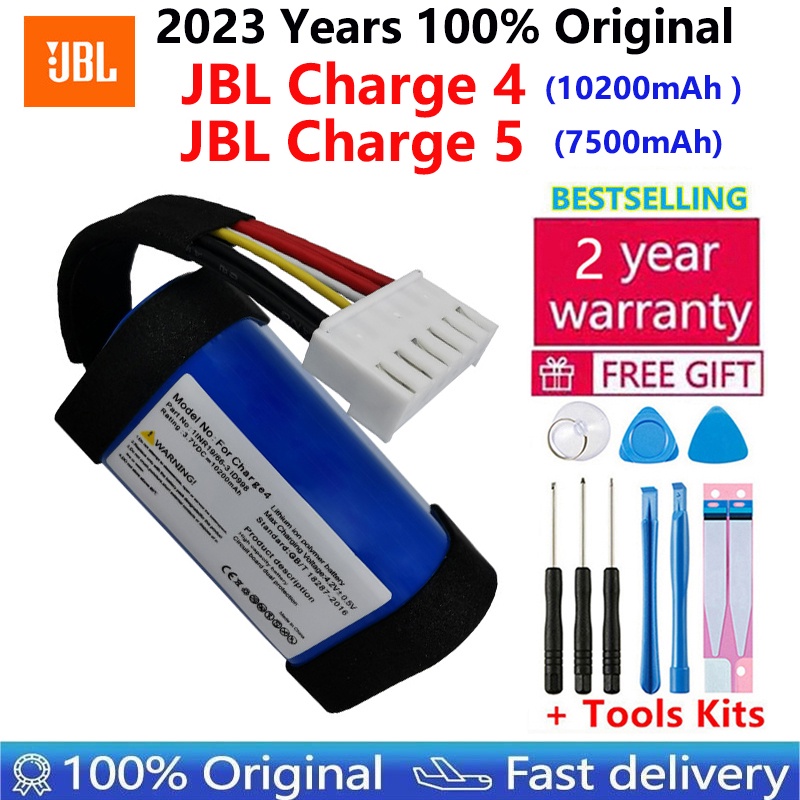 2023 100% ใหม่สำหรับ JBL Charge4 7800MAh แบตเตอรี่ Charge5 JBL Charge 4 Charge 5 IID998 GSP-1S3P-CH40แบตเตอรี่