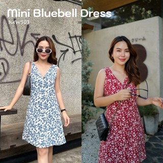 MyWay Brand : Mini Bluebell  ชุดเดรสใส่เที่ยว เดรสทำงาน