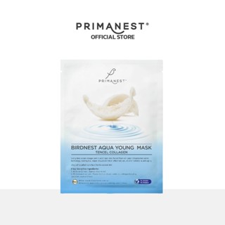 PrimaNest Birdnest Aqua Young Mask 22ml พรีมาเนสท์ แผ่นมาส์ก