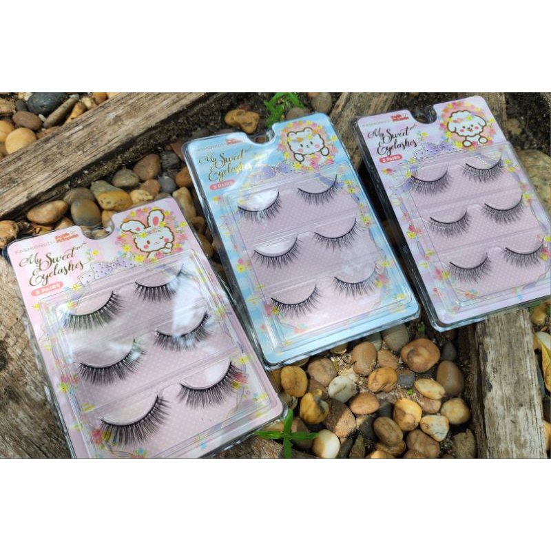 ขนตารุ่น My sweet 3 คู่ ( New/พร้อมส่ง)