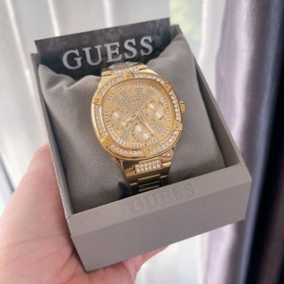 ⌚⌚😘นาฬิกาข้อมือผู้หญิงสวยมาก มี 2สี ทอง-โรส⌚New Guess ผญ. ตัวเรือนและสายสเตนเลสสีทอง/สีโรส