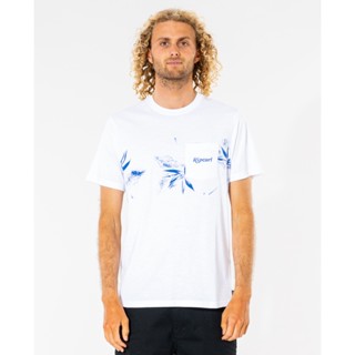 RIP CURL เสื้อยืด CTEWA9 HAWAII TROPICS ALOHA TIME TEE S21