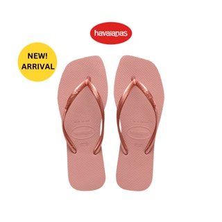 Havaianas รองเท้าผู้หญิง Slim Square Flip Flop - Crocus Rose  รุ่น 41483013544PIXX (รองเท้าแตะผู้หญิง)