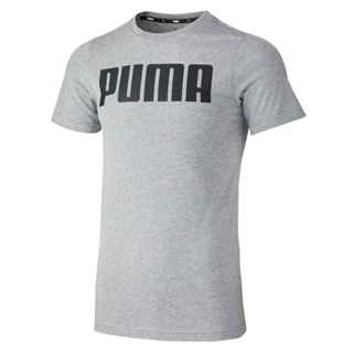 PUMA BASICS - เสื้อยืดผู้ชาย Essentials สีดำ - APP - 84722303