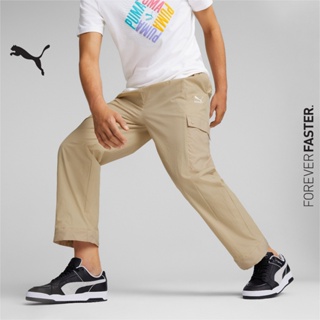 PUMA PRIME/SELECT - กางเกงขายาวผู้ชาย SWxP Cargo Pants Men สีเบจ - APP - 53566367