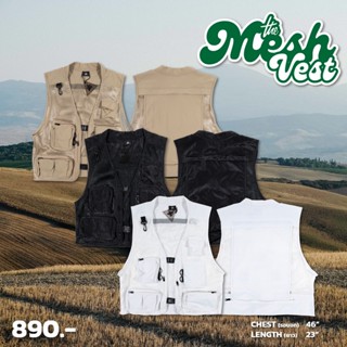 Urthe - เสื้อกั๊ก ตาข่าย ทรงสตรีท รุ่น THE MESH VEST