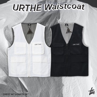 Urthe - เสื้อกั๊ก ผ้าร่ม ทรงสตรีท รุ่น URTHE WAISTCOAT