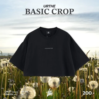 URTHE - เสื้อครอป รุ่น OVERSIZED CROP TOP