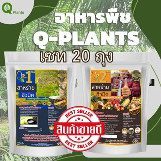 ปุ๋ย อาหารพืช คิวแพลนท์ Qplant สูตร 1,2ของแท้ 100% สาหร่ายฮิวมิค ปุ๋ยปาล์ม ปุ๋ยทุเรียน ใส่พืชเพิ่มผลผลิต บำรุงรากต้นใบ