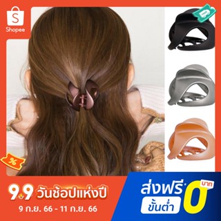 Pota Lightweight Hair Claw Hair Styling Accessories Elegant Candy Color Hair Grip Irregular Shape