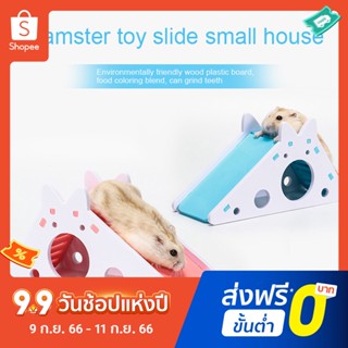 บ้านหนูแฮมสเตอร์ แบบประกอบ พื้นผิวเรียบ Diy ของเล่นสําหรับสัตว์เลี้ยง