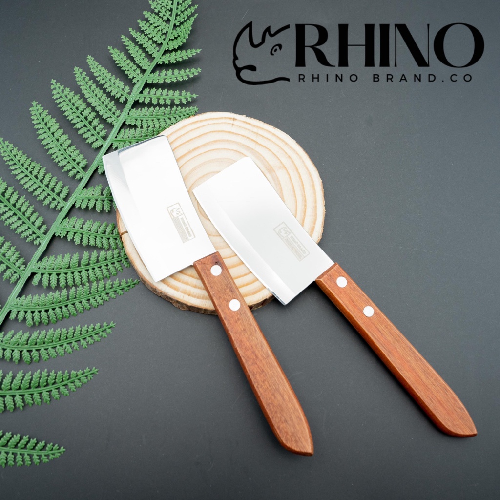 Rhino brand มีดปังตอจิ๋ว มีดปังตอมินิ มีดอีโต้จิ๋ว มีดทาเนย สไตล์เกาหลี เป็นพร็อพถ่ายรูป น่ารัก ใช้ง