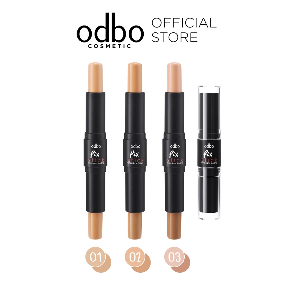 ODBO FIX STICK CONCEALER & SHADING OD450 #คอนทัวร์ดูโอ้สติ๊ก ครีมลื่น เกลี่ยง่าย