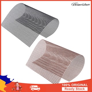 BBQ Grill แผ่นตาข่าย PTFE Mat Reusable Heat-Resistant ไม่ใช่แผ่นสติ๊กเกอร์