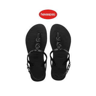 Havaianas รองเท้าแตะผู้หญิง Twist Plus Sandals Black รุ่น 41455791069BKXX (รองเท้าแตะ รองเท้าผู้หญิง รองเท้าแตะหญิง รองเท้ารัดส้น)