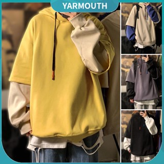 Yyr_ เสื้อฮู้ด ผ้าฟลีซ แบบบาง แบบสวมหัว