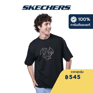 Skechers สเก็ตเชอร์ส เสื้อยืดแขนสั้นยูนิเซ็กส์ Unisex Pokémon Short Sleeve Tee - SL23Q1U004-002K