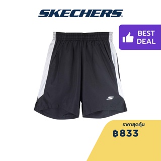 Skechers สเก็ตเชอร์ส กางเกงขาสั้นผู้ชาย Men Performance Shorts - SP22Q4M433-00GH