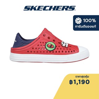 Skechers สเก็ตเชอร์ส รองเท้าเด็กผู้ชาย Boys Foamies Guzman Steps Shoes - 406810L-RDBL