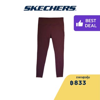 Skechers สเก็ตเชอร์ส กางเกงรัดรูปผู้หญิง Women 1st Series Tights Apparel - SP22Q4W359-WINE