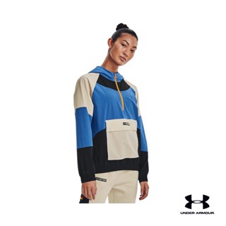 Under Armour UA Womens Woven Anorak Jacket เสื้อแจ็คเก็ต เทรนนิ่ง สำหรับผู้หญิง