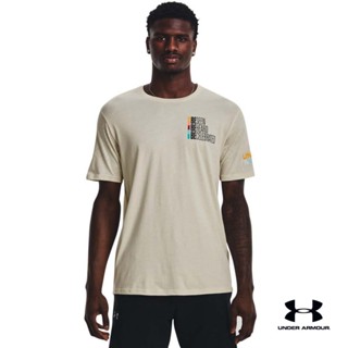 Under Armour UA  Mens Black History Month Be Celebrated Short Sleeve อันเดอร์ อาร์เมอร์ เสื้อออกกำลังกายสำหรับผู้ชาย