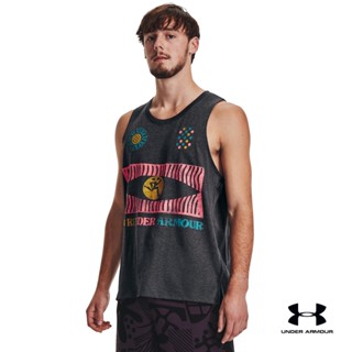 Under Armour Mens UA We Run In Peace Singlet อันเดอร์ อาร์เมอร์ เสื้อกล้าม UA We Run In Peace สำหรับผู้ชาย