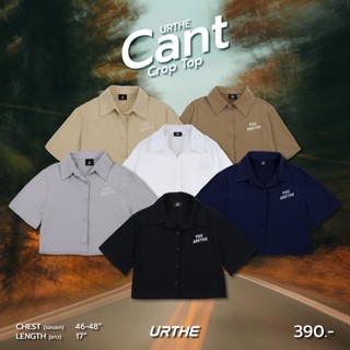 Urthe - เสื้อครอปเชิ้ต แขนสั้น รุ่น CANT CROP