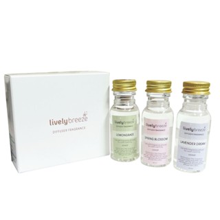LIVELY BREEZE เซ็ตน้ำหอมขนาด 30 มล. 💖 Diffuser Fragrance Set…