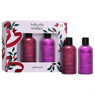 philosophy holly jolly wishes set USD $30 Value `- GIFT SET เจลอาบน้ำและโลชั่นบำรุงผิวกายสุดคุ้มจากUSA