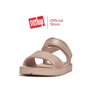 FITFLOP IQUSHION SHIMMER ERGONOMIC รองเท้าแตะสำหรับเด็ก รุ่น GI9-323 สี GOLD