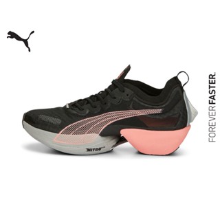 PUMA RUNNING - รองเท้าวิ่งผู้หญิง Fast-R NITRO Elite Carbon สีดำ - FTW - 37690001