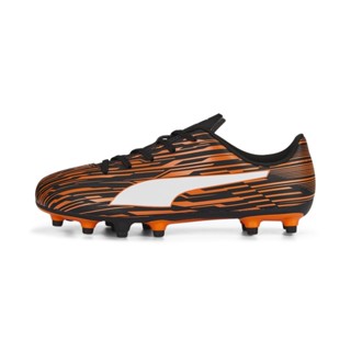 PUMA FOOTBALL - รองเท้าฟุตบอลเด็กโต Rapido III FG/AG สีดำ - FTW - 10657609