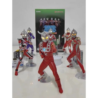 □ﺴSpot Bandai Shining Glowing Gacha Ultraman และ Scene Style Set 02 Leo Diga Zoffe Box Egg