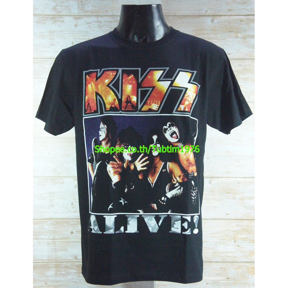 เสื้อวง Kiss วินเทจ ลายอมตะ วินเทจ คิส  KIS861