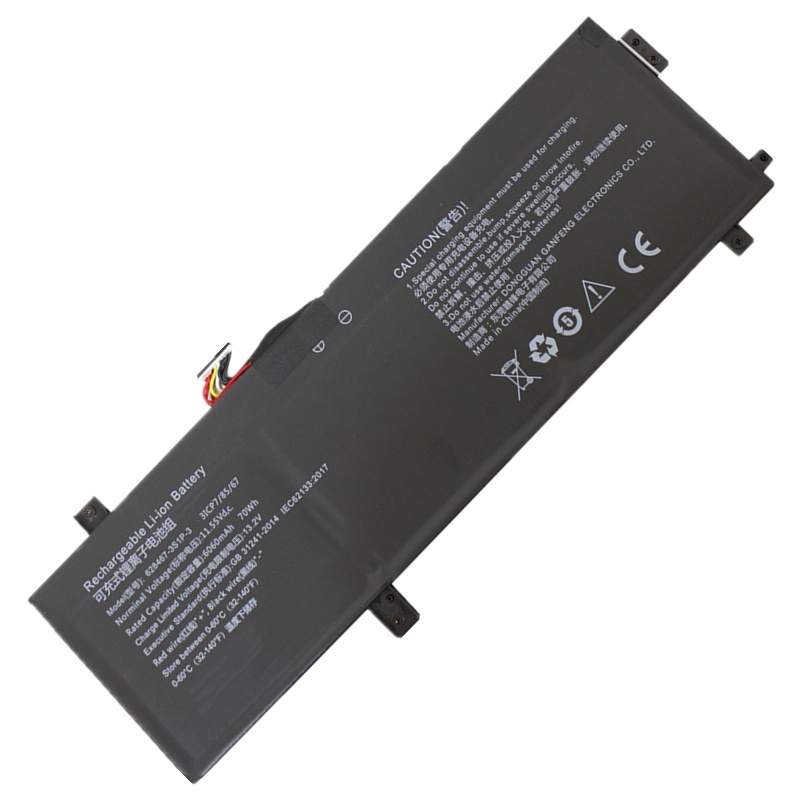 IEH6 628467-3S1P-3 H-628467-3S1P 3ICP7/85/67 Laptop Battery 11.55V 70Wh 6060mAh For 15.6 Inch Chuwi 