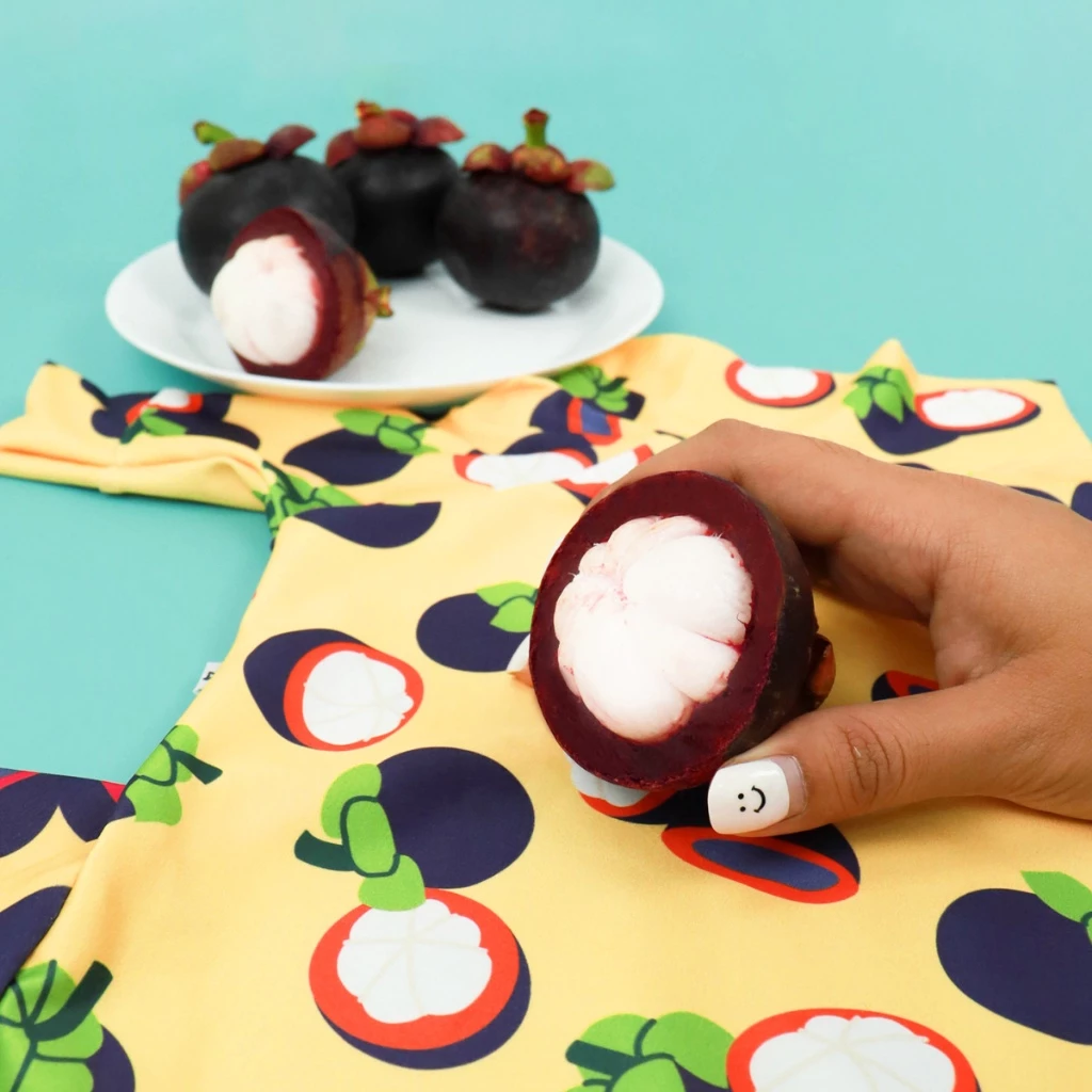 [สินค้าราคาพิเศษ] ชุดกันขนร่วง ลายผลไม้ มะม่วง ส้ม สัปปะรด มังคุด Clawset Fruity Collection thumbnail 6