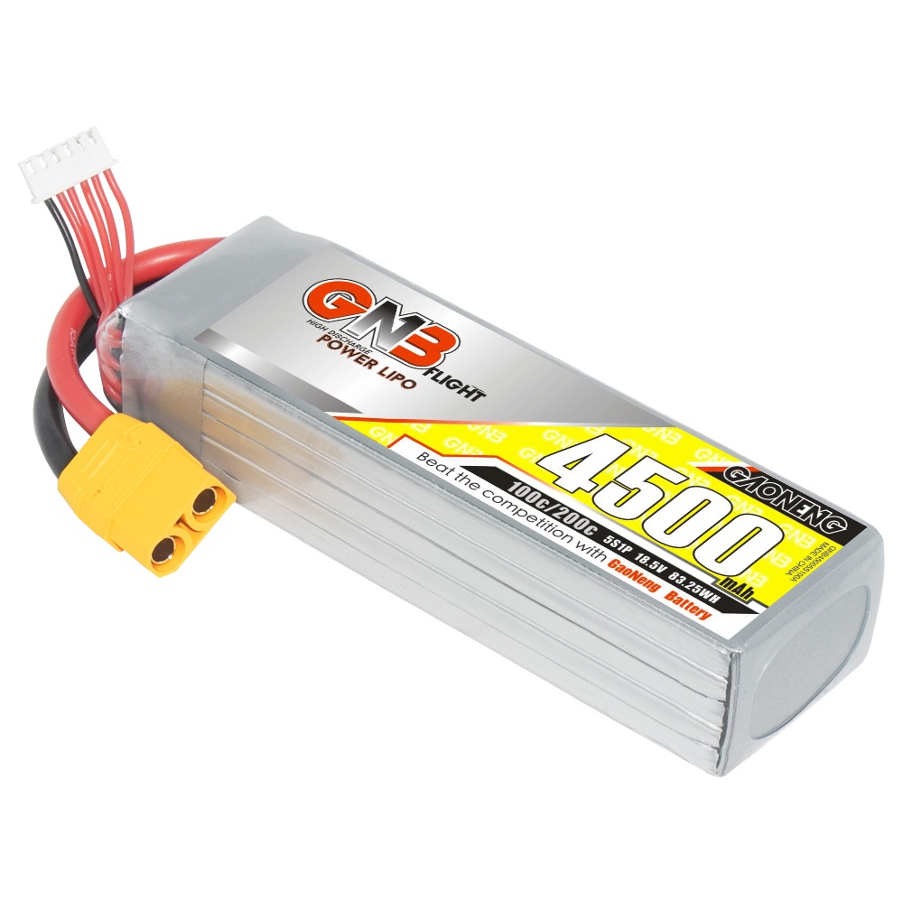 ✱GNB GAONENG 4500mah 5S 18.5V 100C 200C XT90 RC Air Drone LiPo battery High Discharge C rating Perfo