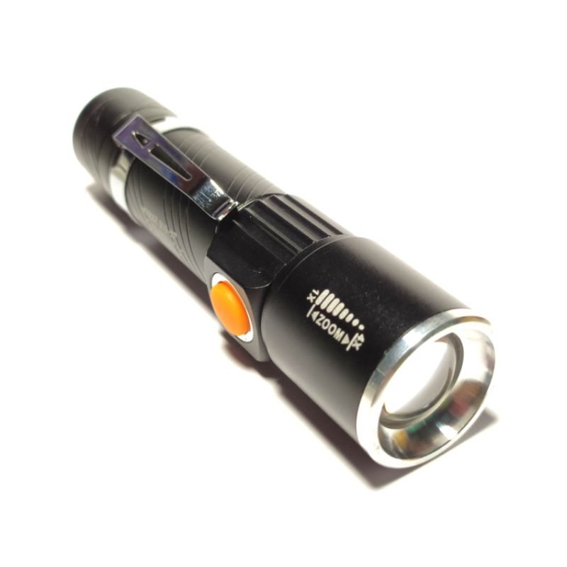 ไฟฉาย​ UltraFire​ JX-616 เลนส์ซูม​1-4เท่า​ มีแบตเตอรี่​ใน​ตัว​ ชาร์จ​USB