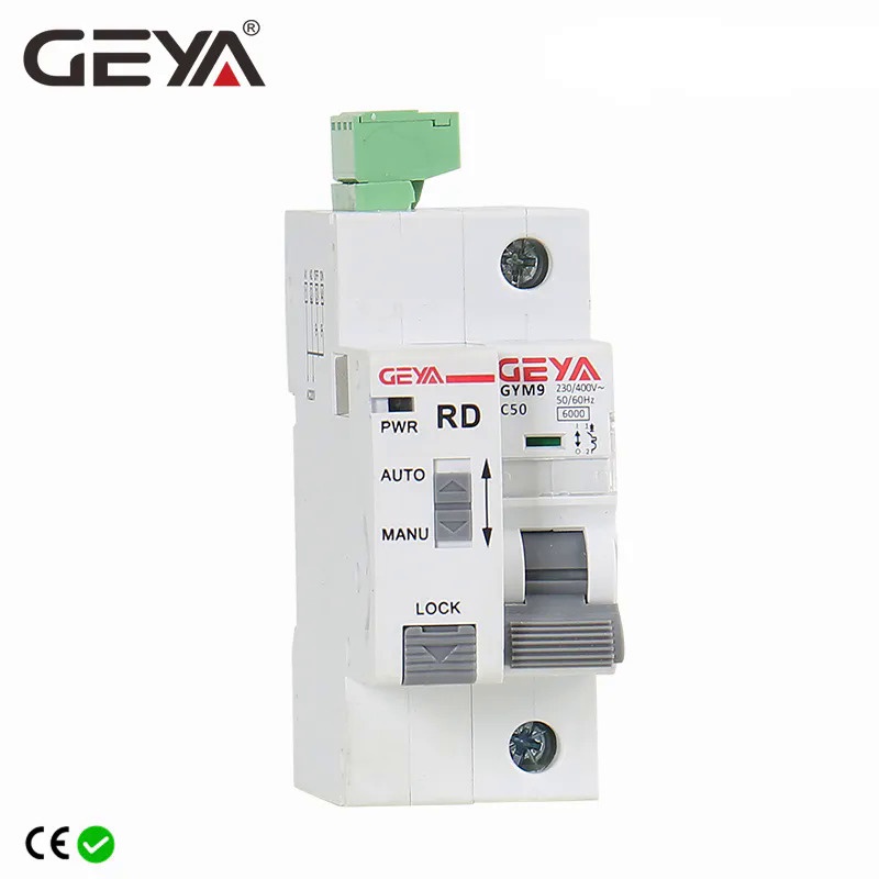GEYA Din Rail GYM9 1P MCB พร้อมอุปกรณ์รีเซ็ตอัตโนมัติ Circuit Breaker Smart Home MCB Auto Recloser