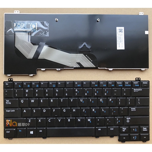 แป้นพิมพ์โน้ตบุ๊ก Dell Latitude E5440 Y4H14 E5540 ภาษาอังกฤษ