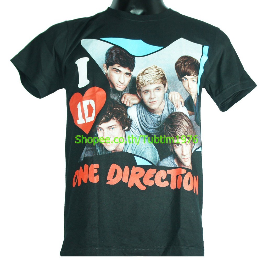 เสื้อวง One Direction ผ้าร้อยแฟชั่นวงดนตรี วินเทจ วันไดเรกชัน ODR1218