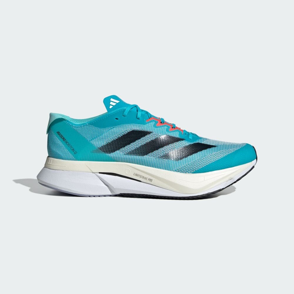 Adidas Adizero Boston 12 M Lucid Cyan รองเท้าผ้าใบลําลอง เหมาะกับการวิ่ง เล่นกีฬา สําหรับผู้ชาย H03612
