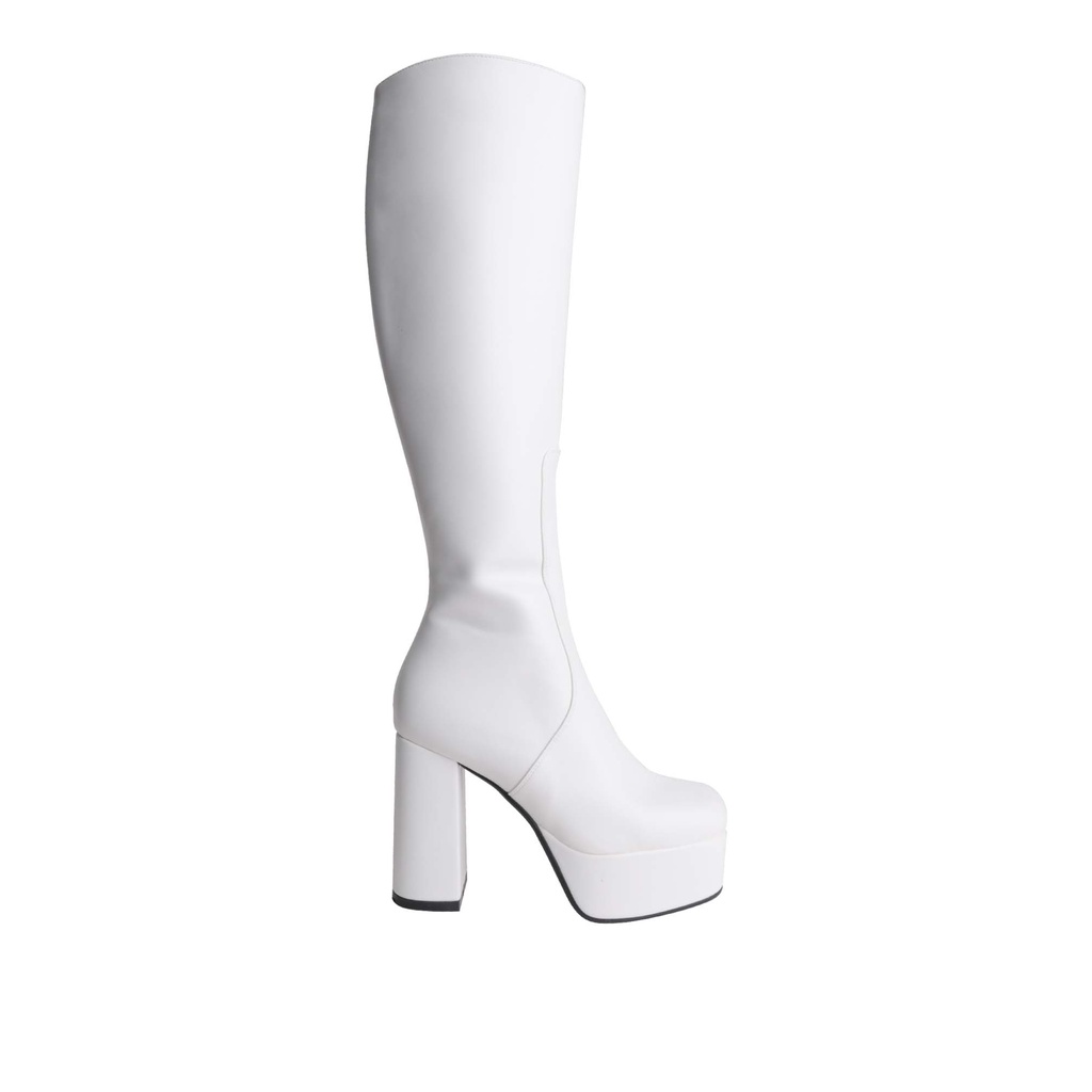 Villains SF FREEZY Platform Riding Boots รองเท้าบูทแพลตฟอร์มผู้หญิง ส้นสูง 4.3"
