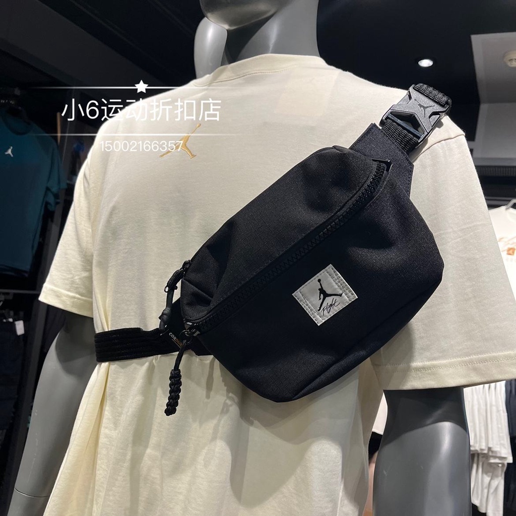☏☄Jordan ของแท้ Nike new crossbody bag กระเป๋าคาดเอวกระเป๋ากีฬากลางแจ้งกระเป๋ามินิ FV2901-200