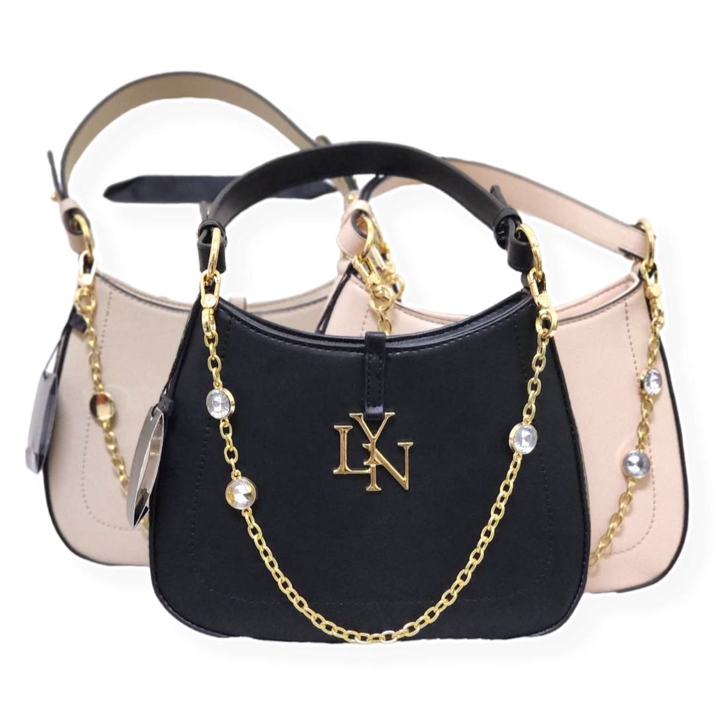 กระเป๋า LY   N รุ่นโคโม Shoulder bag  HOBO ของขวัญวันปีใหม่ วันเกิด วันวาเลนไทน์ ให้แฟนต้องจัด ชุดของขวัญ ฟรี ถุงกระดาษ